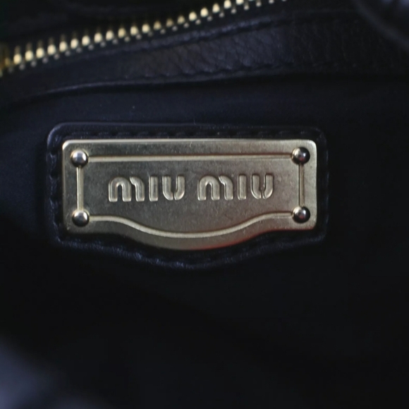 Miu Miu Pleated Leather Plisse Bag - Picture 2 of 7